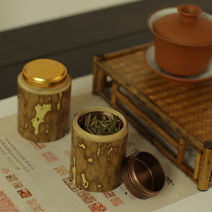 Boîte à thé en bambou Baoming, tube hermétique, mini boîte de rangement pour voyage, qualité alimentaire - Product Image 2
