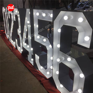 <span class=keywords><strong>13th</strong></span> fiesta de cumpleaños suministros 0-9 led gran letrero gigante número para el evento y suministros de la boda cumpleaños decoración - Product Image 5