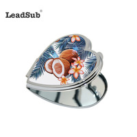 Leadsub sublimation mode miroir de maquillage miroir de sublimation blanc à vendre