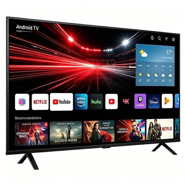 OEM Smart TV 55 Inches Television 4K 32 40 43 50 65 Inch LED TV With Android WiFi