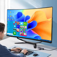 Computadora Todo en Uno de 23.8 y 27 Pulgadas, Monobloque Curva sin Bordes, Profesional para Juegos, LCD, para Oficina, Hogar, Educación