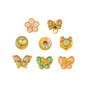 Breloques en alliage de style chinois NANTONG à grand trou pour la fabrication de bijoux DIY, bracelets et ornements en corde - Product Image 5