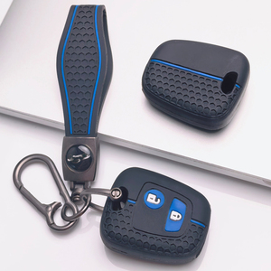 Premium Silicone Car Keychain Fob Strap for Peugeot 107 108 206 207 307 308 For <strong>Citroen</strong> <strong>C1</strong> C2 C3 C4 C5 Metal Keychain <strong>Accessory</strong> - Product Image 1