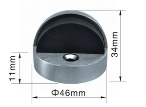 Butée murale et butée <span class=keywords><strong>de</strong></span> <span class=keywords><strong>porte</strong></span> en alliage <span class=keywords><strong>de</strong></span> zinc et acier inoxydable <span class=keywords><strong>de</strong></span> conception moderne en caoutchouc durable pour une utilisation dans les hôtels - Product Image 3