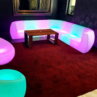Pouf et fauteuil LED (Sf201)