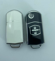 Aksesori suku cadang mobil untuk Mazda 6 Atenza 2005 Demio tanpa kunci masuk casing penutup Fob kunci pintar cangkang 2 3 pemegang tombol