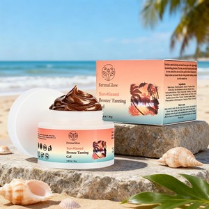 Crema Aceleradora de Bronceado Gradual con DHA y Eritrulosa de Marca Privada, Gel Intensivo para Solárium, Unisex, con Efecto Picante - Product Image 1