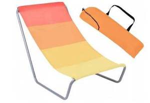 야외 JLL 슬링 비스트로 파티오 수영장 발코니 접이식 달 휴대용 안락 의자 라운지 선베드 캠핑 피크닉 비치 의자 - Product Image 5