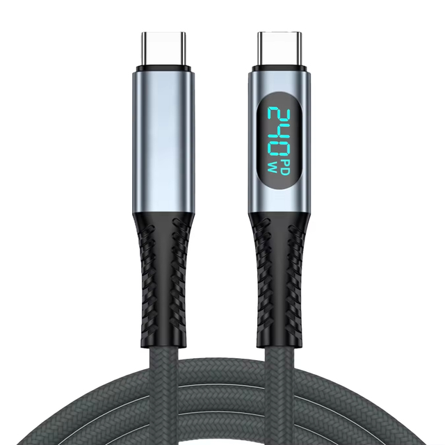High Quality PD 240W Fast Charging USB4 Type-C Type-C Nylon Gold Plated 8K 60Hz 40Gbps High Speed Data Transfer Male-Male Cable