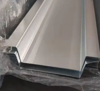 Canalón de Lluvia en Forma de U de Zinc, Aluminio y Magnesio S350GD+ZM275 Personalizado para Sistema de Drenaje de Terraza