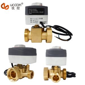 Gran oferta, válvula solenoide de latón, actuador giratorio, válvula mezcladora de agua termostática motorizada de 3 vías - Product Image 2