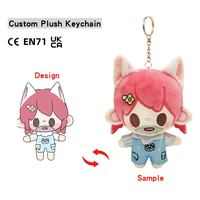 OEM ODM Anime Kawaii Mignons Mini Jouets en Peluche Porte-clés Personnalisés