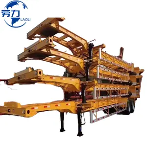 DOT 20 or 40 foot container carrier trailer 20/40 skeleton chassis semi trailer 45' skeleton shipping container semi-trailer