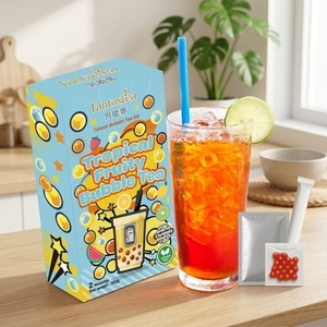DIY <b>Boba</b> Tea Kit Vegan Tropical Flavor Box 150g Easy to Use - Product Image 1