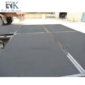 Modular Aluminum <b>Stage</b> 4ft*8ft Black Carpeted Folding Steel <b>Stage</b> <b>Platform</b> - Product Image 6