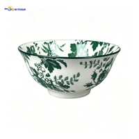 Service de table 4 pièces en porcelaine classique vert fruit moderne pour la maison, la salle à manger, l'hôtel et les mariages