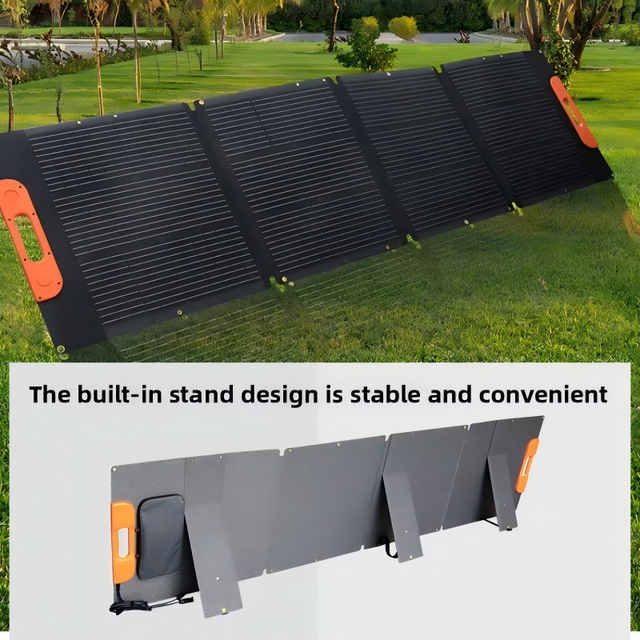 110W Foldable Solar Panel Bag Portable Outdoor Power Station Solar Charger Monocrystalline Silicon Solar Panel 182mm Cell Size