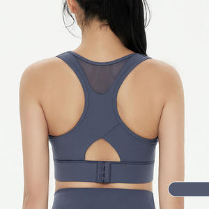 Pakaian Dalam Olahraga Wanita Intensitas Tinggi Anti Guncangan untuk Fitness dan Lari, Atasan Push Up, Sport Bra - Product Image 5