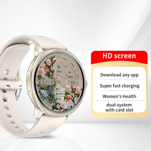 Reloj Inteligente H80 4G <span class=keywords><strong>LTE</strong></span> WIFI para Mujer, con Tarjeta SIM, Pantalla AMOLED, NFC, GPS, Resistente al Agua, 850mAh, 3+32GB, Salud Femenina - Product Image 1