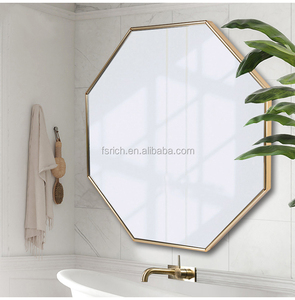 Hotel Project <strong>Mirror</strong> Bulk Order Wholesale OEM Factory Price Nordic Style Rose Gold Home Decor Wall <strong>Octagonal</strong> Shaped <strong>Mirror</strong> - Product Image 6