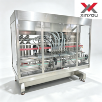 Machine de remplissage automatique Xinyou pour crème visage, lotion, gel corporel, gel capillaire et crème cosmétique, avec fonction de remplissage servo.