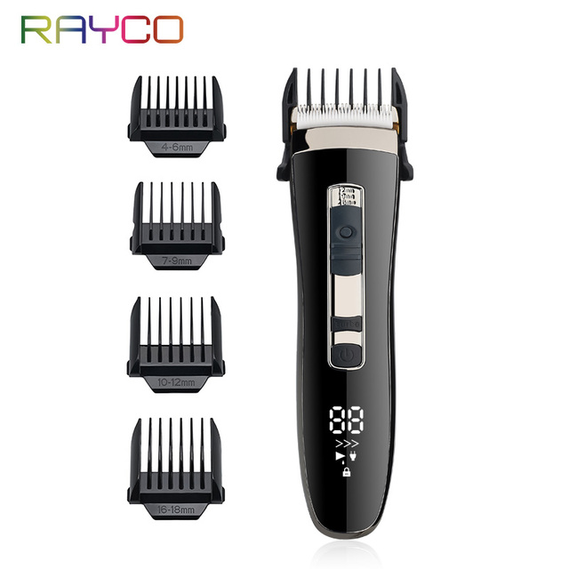 Latest Design Men Barbershop Hair Cutting Machine Professional Hair Trimmer Rechargeable Hair Clipper for Salon
