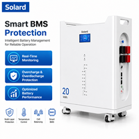 Monitor WiFi Inteligente Solard para Respaldo de Energía en el Hogar, Precio de Fábrica al por Mayor, Batería de Seguridad LiFePO4, Paquete de Baterías de Iones de Litio