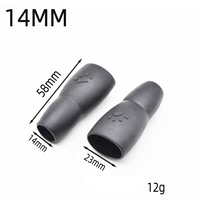 Accessoires de laisse pour animaux de compagnie à dégagement rapide, écologiques, 6 mm-18 mm, sangle en plastique noir, boucle de sangle, clip pour chiens et chats