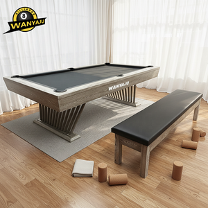 Venta Directa de Fábrica, <span class=keywords><strong>Mesa</strong></span> de Billar Profesional Personalizada, <span class=keywords><strong>Mesa</strong></span> de Billar Moderna de Lujo para Interiores, <span class=keywords><strong>Mesa</strong></span> de Billar de Madera Maciza con Pizarra - Product Image 6