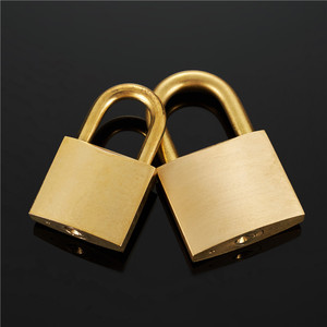 Cadenas en laiton avec <span class=keywords><strong>3</strong></span> clés, haute sécurité, antivol, pour porte, unité de stockage, casier, prix direct usine, faible MOQ - Product Image 4