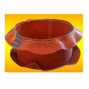 Tela de Silicona Roja, Tela de Fluororubber Negra, Compensador No Metálico, Junta de Expansión, Anillo de Conexión Flexible, Juntas Universales - Product Image 3