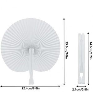 Éventail en papier circulaire personnalisé pour mariage, fête ou cadeau, avec impression sur mesure - Product Image 5