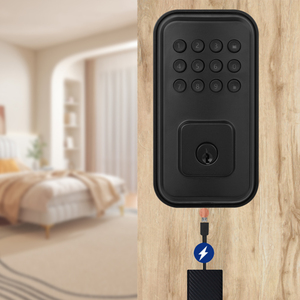 Khóa Điện Tử Kỹ Thuật Số Chống Nhìn Trộm An Ninh Cao Chốt Cố Định Chống Thấm Nước Thông Minh Khóa Mã Qr Cho Cửa Ngoài - Product Image 6