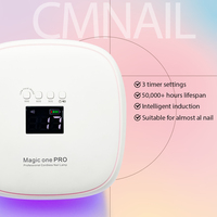 Lampe à LED pour ongles Magic One Pro pour salon et domicile, lumière de durcissement des ongles professionnelle, coque en plastique ABS, logo personnalisé OEM, portable sans fil