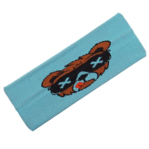 Personalizado deporte <span class=keywords><strong>hachimaki</strong></span> flor púrpura dreadlock corona suave cabeza envuelve anudadas bandas para el cabello - Product Image 3