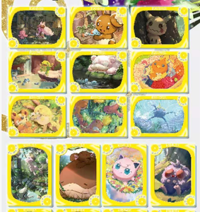 YZ vente en gros Eif chinois Pokemoned centre d'évolution prismatique boîte spéciale planches d'art cartes jeux de société cadeau carte en métal Pokémoned - Product Image 4