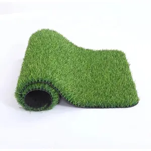 Hot Sale Kostenlose Probe Multifunktion ales synthetisches Rasen-Kunst teppich gras ohne Sand und Gummi