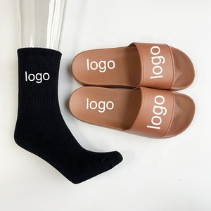 Sandales de luxe en vrac pour hommes, pantoufles nouvelle-zélande de qualité supérieure, sangle lisse, <span class=keywords><strong>semelle</strong></span> épaisse et souple, grande taille, glissières, chaussettes personnalisées, collection - Product Image 5