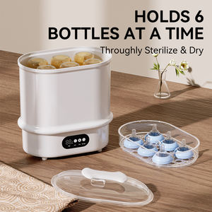Stérilisateur à vapeur de biberon haute capacité Stérilisateur de biberon portable avec séchage - Product Image 4