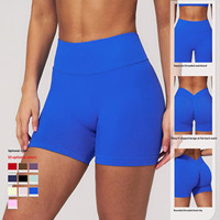 Soutien-gorge de sport sans couture à col en V et dos carré découpé pour femme, fines bretelles réglables, coussinets amovibles, logo personnalisé, OEM, vêtements de sport en gros