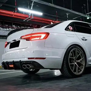 สำหรับชุดแต่ง M Sport 4 ประตู รุ่น B9 ปี 2017 2018 2019 สปอยเลอร์กันชนหลังแบบดิฟฟิวเซอร์ พร้อมปลายท่อไอเสีย - Product Image 3