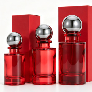 Luxury Custom-designed Square Frost 30ml 50ml 100ml Glass Perfume <b>Bottles</b> Pump Sprayer Silver Caps Refillable <b>Reed</b> <b>Diffuser</b> Box - Product Image 2