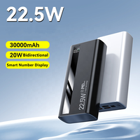 Chargeurs de téléphone portable pd20w 30000 powerbank module de charge rapide