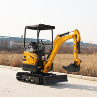 Mini-excavatrice Shantui 17SR EPA Euro 5, nouvelle excavatrice sur chenilles