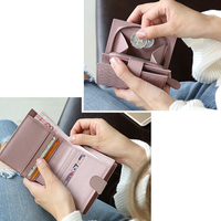 Portefeuille minimaliste pour femmes en cuir véritable, pochette de rangement, classeur de documents, organiseur de portefeuille