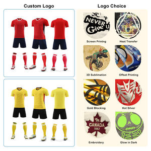 Uniformes de Fútbol Personalizados OEM, Diseño Elegante de Verano, 100% Poliéster, Secado Rápido, Transpirables, Manga Corta para Hombre - Product Image 3