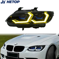 Phares HETOP E92 E93 2006-2010, double couleur, série 3, mise à niveau DRL, style Ikon, phares LED pour voiture, accessoires Plug and Play pour BMW