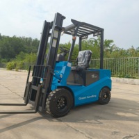 Chariot élévateur électrique mini 1,5 tonne le plus vendu, neuf, avec longueur de fourche de 750 mm, déplaceur latéral électrique, alimenté par batterie, certifié ISO CE