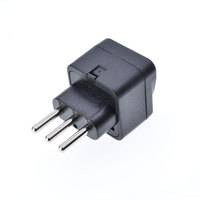 Adaptateur de voyage USA (Type B) vers Italie, Chili, Uruguay (Type L) – Convertisseur de prise 10A