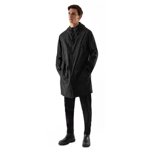 2023 high fashion portable nylon overall complete unisex mens trench rain coat for adults